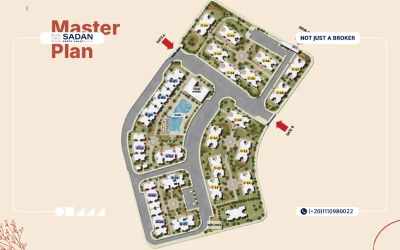 الماستر بلان في T Residence New Alamein