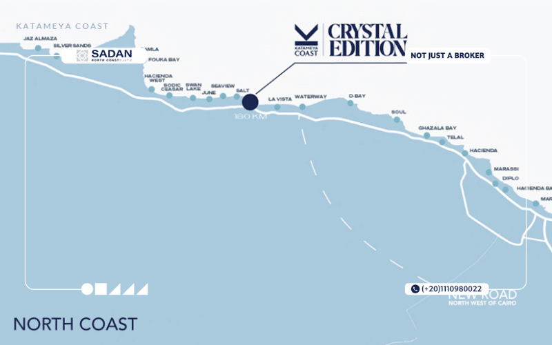 كالا قطامية كوست الساحل الشمالي Cala Katameya Coast North Coast جداول أسعار