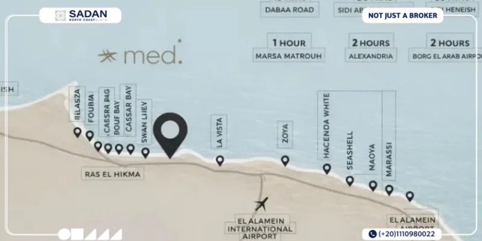 ذا جراي لاجون بوليفارد رأس الحكمة The Gray Lagoon Boulevard Ras El Hekma أسعار وتفاصيل